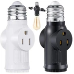 E27 E26 Light Socket To Plug Adapter 2/3 Prong Bulb Outlet. Fixed Price $34.99.