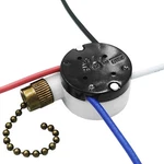 Ceiling Fan Switch Zing Ear Ze-208s E89885 3 Speed 4 Wire Ze-208s, Bronze. Fixed Price $9.96.