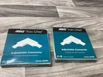Lot Of 2 Juno Trac-lites Adjustable Connector R24wh #109g59*co. Fixed Price $15.00.