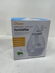 Crane 1 Gal. Drop Ultrasonic Cool Mist Humidifier Up To 500 Sq. Ft. -clear/white. Fixed Price $34.99.