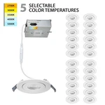 Used Wac Limited R4erar-w9cs-wt-24 Lotos - 9w 1 Led 5-cct Round Adjustable. Fixed Price $610.26.