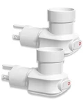 Tobebright 2 Pack Plug In Light Socket, 3-prong Socket Adapter.... Fixed Price $16.31.