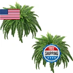 Forest Prince 45" Fake Ferns, Realistic Large Artificial Bush Plants, 2 Artifici. Fixed Price $73.96.