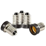 Electop 5 Pack E14 To E12 Adapter Converters Light Sockets Lamp Small, Silver. Fixed Price $12.56.