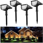 Jior Solar Landscape Spotlights Outdoor 32 Led Ip65 Waterproof Wall Ground Light. Fixed Price $87.68.