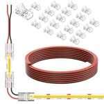 Pautix Cob Led Connectors For 8mm 2-pin Strip 305 Centimeters, White. Fixed Price $30.72.
