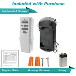 Fan-hd Ceiling Fan Remote Control Replacement For Harbor Breeze Hampton Bay. Fixed Price $29.95.