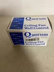 Quorum International 5 Amp Slide Ceiling Fan Control - White 7-1190-6, Light. Fixed Price $31.20.
