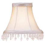 Livex Lighting S144 Chandelier Shade W Pewter Bell Clip With Clear Beads. Fixed Price $35.27.