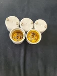 Jackyled Gu24 To E26 E27 Light Bulb Socket Adapter Fireproof White Lot Of 5. Fixed Price $5.00.