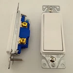 (case Of 100) Eaton 7511w Lighted Decora Decorator Switch 15a 120v White *new*. Fixed Price $300.00.