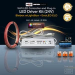 Wifi Led Controller Kit 24v Power Supply Driver For Strip Lighting. Fixed Price $199.99.