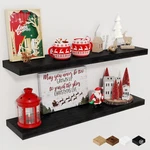 Fun Memories 27.5" Rustic Wood Floating Wall Shelves Multi-use Decor & Storage. Fixed Price $71.15.