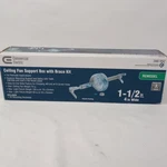 Commercial Electric Remodel Ceiling Fan Kit Brace W/ 1-1/2" Box 15.3 Cu. In.. Fixed Price $16.97.