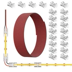 Miwise 8mm Led Connectors Kit For 2-pin Cob Strip,16pcs Strip-to-wire & 6.... Fixed Price $25.07.