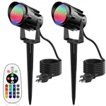 Outdoor Spotlights Rgbw Led Lights, 12w Color Changing Landscape Lighting For.... Fixed Price $46.01.