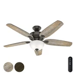 Hunter Fan 54 Inch Casual Noble Bronze Indoor Ceiling With Light And Remote. Fixed Price $116.99.