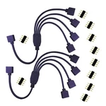 4 Pin Led Splitter Cable Flex Strip Connector Way For One To Four. Fixed Price $13.51.