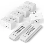 Wireless Remote Control Outlet Plug Indoor, Battery Operated On/off Light Switch. Fixed Price $45.84.