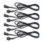 Shinight 4 Pcs 47 Inch Extension Cords For Use With 5050 Led Smd Rgb Neon Accent. Fixed Price $16.99.