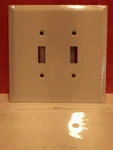 Taymac Wjw-tt White 2 Gang Switch Plate. Fixed Price $6.89.