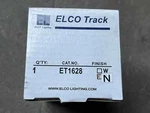 Elco Et1628w Garda 1-light 5" High Track Head For H-track Systems -n. Fixed Price $19.00.