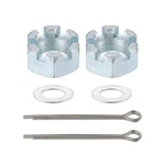 Uxcell 2sets Trailer Nut Kit, Carbon Steel 1"-14 Hex Castle Nut... Usa Fast Ship. Fixed Price $25.46.