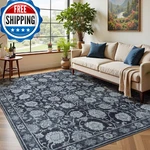 Carpelux Area Rug 5x7 For Living Room & Bedroom, Large Washable Rugs, Soft Non. Fixed Price $53.81.