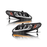 Alpha Owls 8712306 Crystal Headlights With Switchback Sequential Led Light Ba.... Fixed Price $318.61.