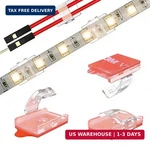 Atb- 100 Pack Led Strip Light Mounting Brackets, Self-adhesive & Screw-in Dual I. Fixed Price $16.64.