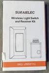 Suraielec Wireless Remote Light Switch, No Wiring, Wifi, 100ft Rf Range, Pre-. Fixed Price $21.89.