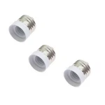 Glo-shine E26 E27 To E17 Socket Adapter,medium Screw 3 Pack, Silver. Fixed Price $19.99.