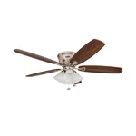 Honeywell Ceiling Fans Glen Alden, 52 Inch Classic Flush Mount Indoor Led Cei.... Fixed Price $114.99.