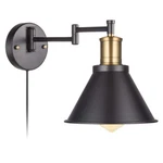 Arcomead Swing Arm Wall Lamp Plug-in Cord Industrial Sconce, Bronze And .... Fixed Price $31.29.