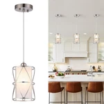 Zlierop Pendant Light With Frosted Glass, Modern Lights Kitchen Island,. Fixed Price $91.75.