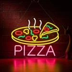 Hoyoelec Pizza Neon Sign For Wall D Cor Dimmable Led Usb Powered. Fixed Price $69.10.