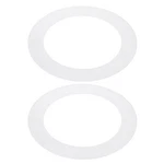 2pcs Plastic Ring 4.5 " Id 6.3 Od Translucent Matte White For Goof Rings. Fixed Price $10.46.