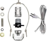 Creative Hobbies Ml93h Silver Finish Make-a-lamp Kit With All Parts Needed. Fixed Price $17.05.