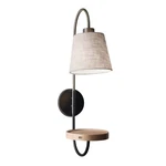 Jeffrey Wall Lamp Black/brass - Adesso. Fixed Price $100.29.