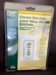 Hunter 27186 Ceiling Fan & Light Wall-mount Control Dimmer For All Fans Sealed. Fixed Price $79.00.