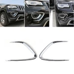 Front Fog Light Lamp Bumper Protector Cover Trim For Jeep Grand Cherokee 2014+. Fixed Price $25.77.