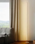 Tacahe Minimalist Corner Floor Lamp - 2700k-6500k Dimmable Led Night Gold. Fixed Price $102.57.