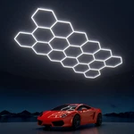 Led Garage Lights Hexagon 68 Pack 17g 476w 6500k Litezone Grids Easy Install Oem. Fixed Price $259.99.