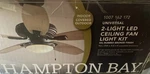 Hampton Bay 2-light Oil Rubbed Bronze Ceiling Fan Moon Led Light Kit- 9.6 Diam. Fixed Price $21.97.