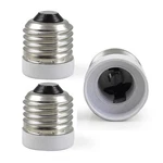 Twdrtdd Fineled 3-pack E26 To E17 Socket Adapter,medium Screw 3pack, Silver. Fixed Price $11.05.
