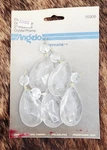 Angelo 70306 Clear 2" Imported Crystal Prisms - Made In Italy Nos Pkg Of 5. Fixed Price $9.99.