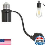 Aaeytby 3-in-1 E26 Light Socket Outlet Adapter Plug For Porch Garage Patio. Fixed Price $28.99.