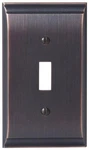 Amerock 1906986 Bronze Candler Single Toggle Switch Plate. Fixed Price $17.24.