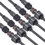 Yetor Waterproof Connector 4 Wire,16awg Male Female 16 Awg 4-pin 20 Cm, Black. Fixed Price $32.19.