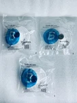 Lot Of 3 New - Bergen Bk2 Keyless Base Socket Ceiling Plates, White (read). Fixed Price $22.00.